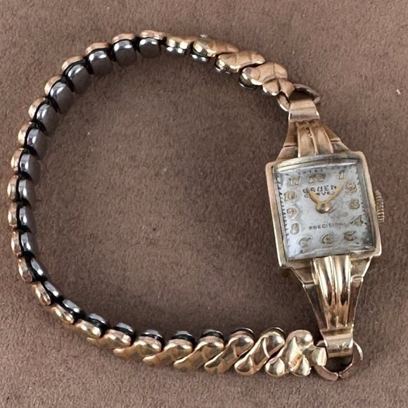 Vintage Gruen Lady Curvex Precision Swiss Watch 17 Jewel Swiss Movement - Picture 2 of 6